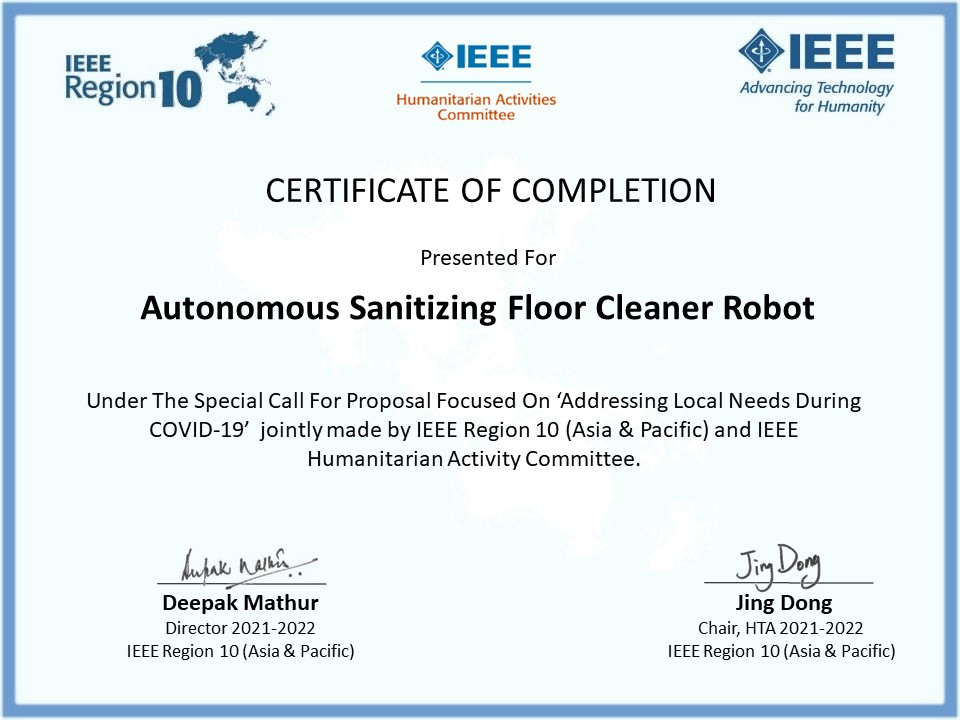 IEEE Certificate